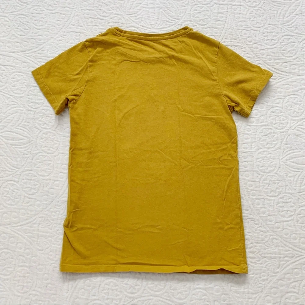 Cotton On Kids' Mama I‎ Love You T-Shirt, Mustard Yellow